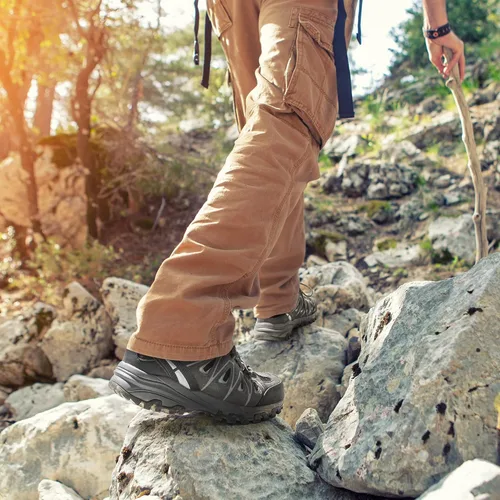 Vista 4 de NORTIV 8 Botas de senderismo impermeables hasta el tobillo para hombre