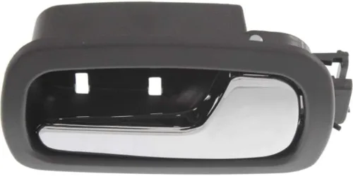 Vista 3 de Para Chevy Cobalt 2005-2010 Manija de puerta interior Trasero lado del pasajero Bisel negro con palanca cromada Trim:All Submodels
