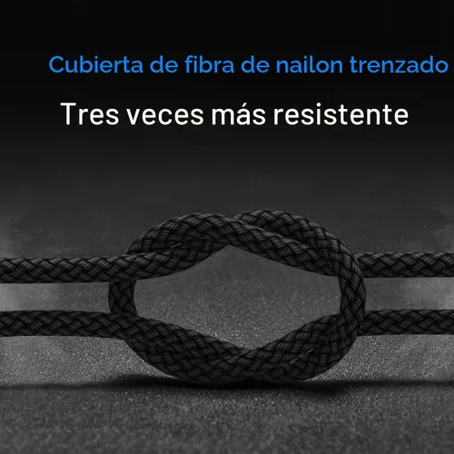Vista 5 de Cable USB tipo C, paquete de 3 (10 pies+6.6 pies + 3.3 pies) USB A a USB-C 3.1A cable de carga rápida para iPhone 17 16 15 Pro Max Galaxy S25 FE S25