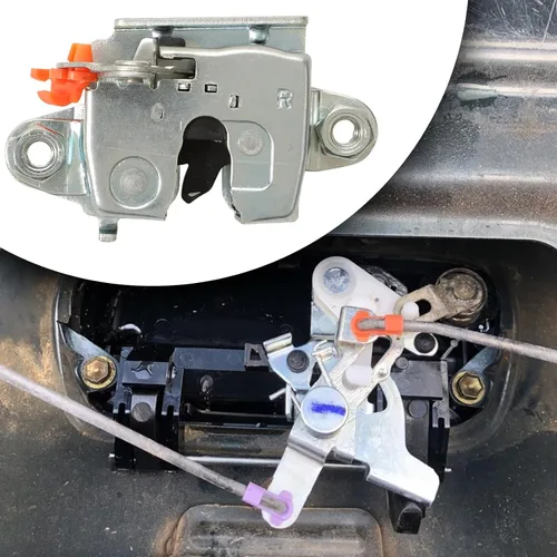 Vista 3 de Cerradura de pestillo de puerta trasera compatible con Toyota Tundra (2000-2006) Actuador de pestillo de bloqueo TTailgate izquierdo y derecho