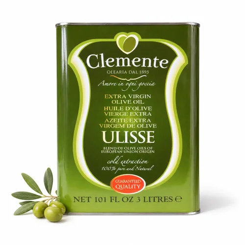 Vista 10 de Clemente Ulisse Aceite de oliva virgen extra Sin OMG Extracto en frío (34 onzas líquidas (1 litro) - Paquete de 2