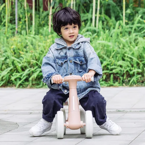 Vista 2 de Baby Balance Bike for 1 Year Old Toddlers, First Birthday Gift Toy Marrón