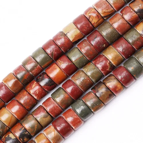 Vista 19 de Cuentas Heishi de piedra natural para hacer collares, cuentas pequeñas de piedra redonda plana de 0.116 pulgadas x 0.039 pulgadas para hacer joyas