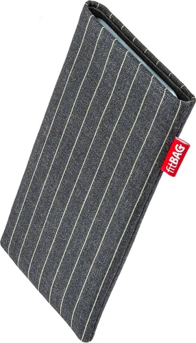 Vista 19 de fitBAG Jive - Funda para Google Nexus 6 Motorola con forro de microfibra integrado para limpieza de pantallas Jive Azul