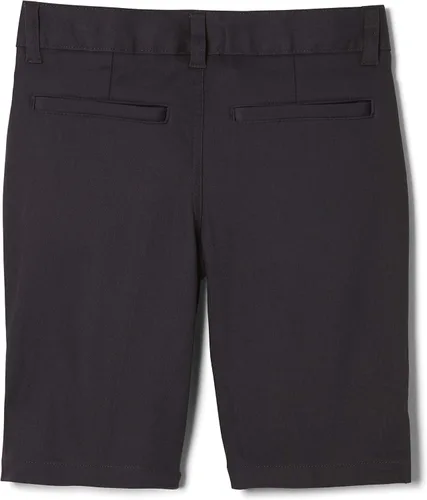 Vista 2 de French Toast Bermudas de sarga elástica con cintura ajustable para niñas