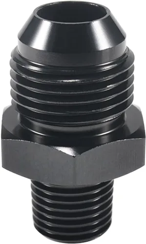 Vista 8 de Adaptador de tubería macho 4AN a NPT de 1/4 pulgadas, adaptador recto de aluminio de 4AN a 1/4 de pulgada NPT para accesorios de sistema