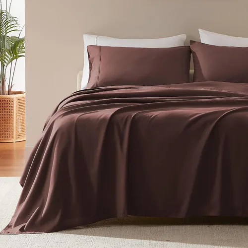 Vista 19 de Sleep Zone - Juego de sábanas suaves y frescas de 3 piezas para niños, sábana bajera, encimera y funda de almohada, no se arrugan ni decoloran, Rosa