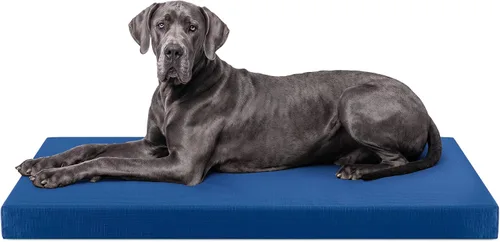 Vista 28 de K9 Ballistics Cama ortopédica Ripstop resistente – Almohadilla duradera para perrera con funda lavable para perros grandes, 41 x 27 pulgadas se azul