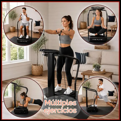 Vista 2 de Axis-Plate máquina vibratoria con plataforma para cuerpo entero delgado, placa de vibración para la buena