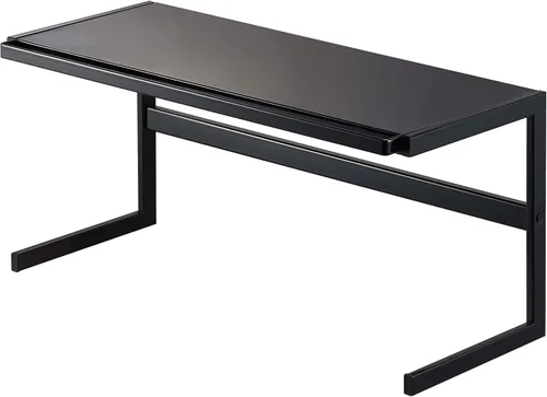 Vista 4 de YAMAZAKI Home Tower - Estante de soporte expandible - Organizador de estante de almacenamiento de cocina - Grande - Acero