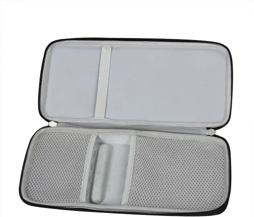 Vista 3 de Hermitshell Funda rígida de viaje para Apple Magic Keyboard MLA22LL/A + Trackpad 2 MJ2R2LL/A + Mouse Bluetooth (PU, negro) (paquete de 3)