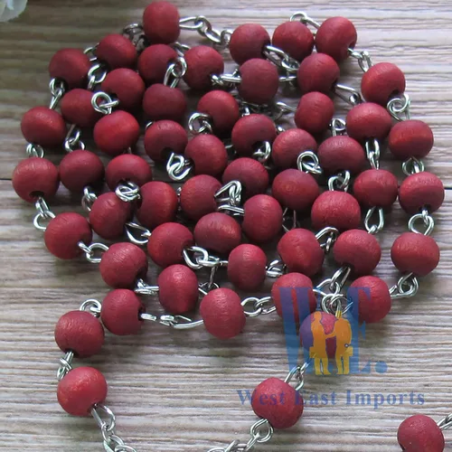 Vista 6 de Divino Nino Divino Niño Jesús Perfumado Rosario (12 PCS) Recuerdos de presentacion de 3 años Bautismo Party Favor Baby Jesus (rojo)