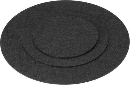 Vista 9 de PATIKIL Posavasos para plantas, (8, 10, 12 pulgadas), paquete de 6 alfombrillas reversibles redondas de fieltro para macetas, tapete absorbente