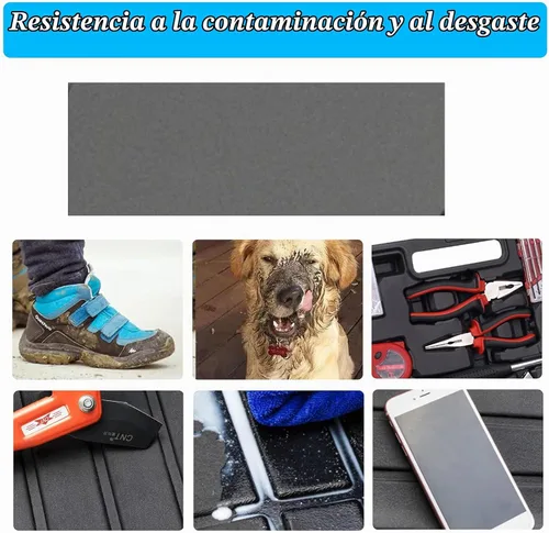 Vista 6 de Elsetyler Revestimiento de carga para viaje 2021 – TPO negro para todo tipo de clima, resistente al agua, bandeja de carga trasera, protector