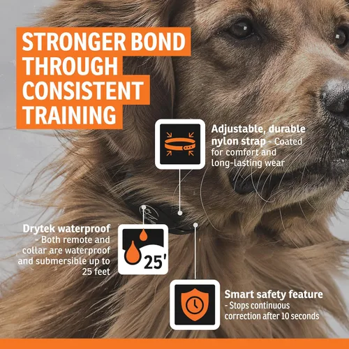 Vista 5 de Marca SportDOG® YardTrainer 100S Entrenador remoto - Collar de choque para perros tercos - Entrena con tono, vibración o estática