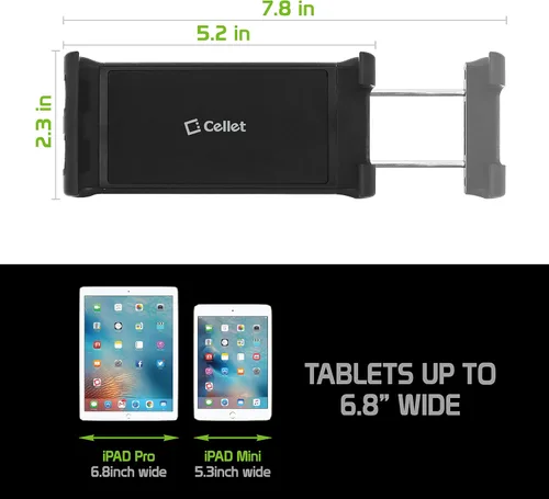 Vista 6 de Cellet Soporte de portavasos multiángulo: agarre seguro para tu tableta o teléfono inteligente con compatible con Apple iPad Pro iPhone 15 14 13 Pro