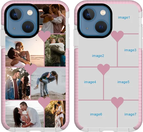Vista 12 de Funda personalizada para iPhone 12 mini, funda personalizada con collage de fotos con múltiples imágenes, funda personalizada para cumpleaños