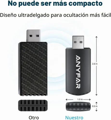 Vista 4 de A4 Pro Wireless CarPlay Android Auto Adaptador con rejillas
