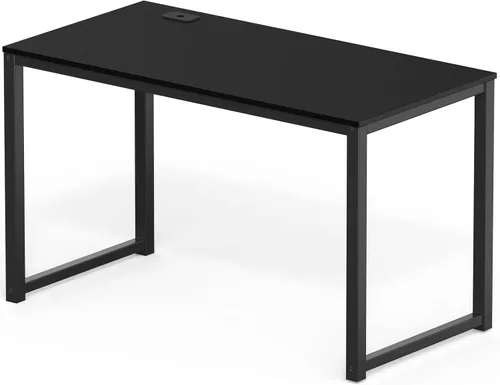 Vista 7 de SHW Escritorio para computadora de oficina de grado comercial de 48 pulgadas, color negro Grado comercial