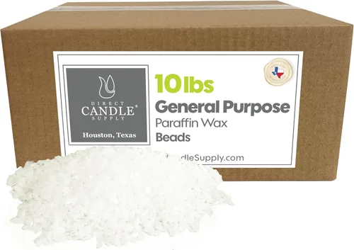 Vista 7 de Perlas de cera de parafina de uso general 5 lb - Cera a granel para hacer velas, envasado, impermeabilización, proyectos de bricolaje