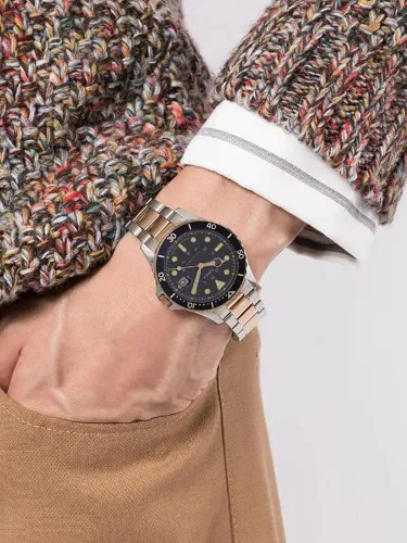 Vista 6 de Timex Reloj automático Navi para hombre, Multicolor-, TW2U83500