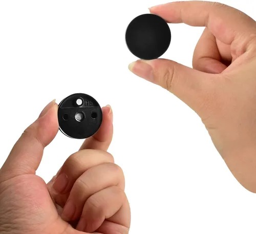 Vista 4 de AccEncyc Negro Mejorado Kit de Montaje para Espejos Sin Marco de 3-5mm, Juego de 4 Piezas con Tornillos Duales y Anclajes de Alta Resistencia NEGRO