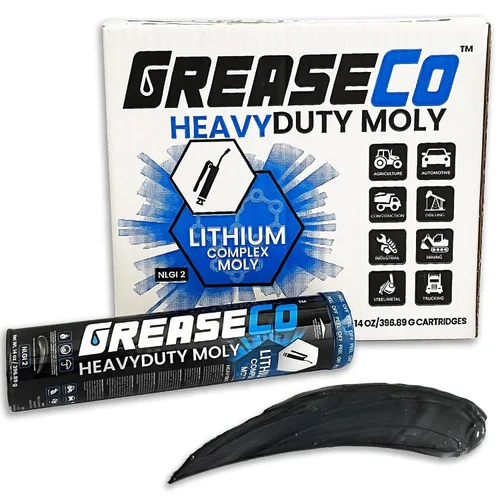 Vista 2 de Tubos de grasa moly resistente, 10 cartuchos para pistola de engrase Eje Bola y junta 5ta rueda 3% molibdeno automotriz tractor junta