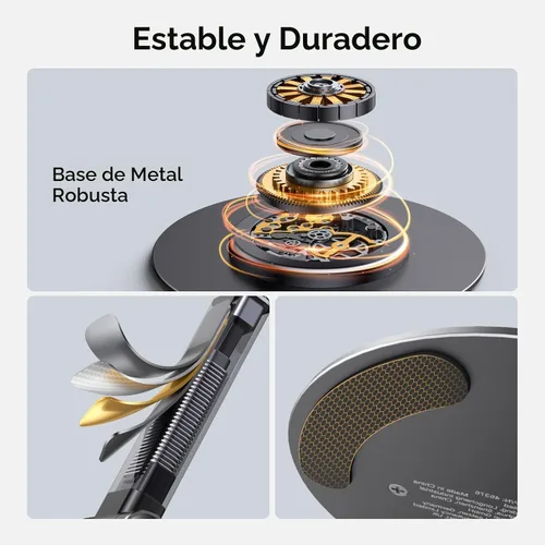 Vista 9 de UGREEN Soporte magnético para teléfono MagSafe, soporte de iPhone de altura ajustable para escritorio con rotación de 360° compatible con iPhone 17