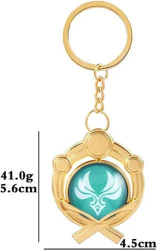 Vista 2 de Llavero Visión Ojo de Dios Luminoso Llavero Colgante Accesorios de Proyecto de Juego para Mujer