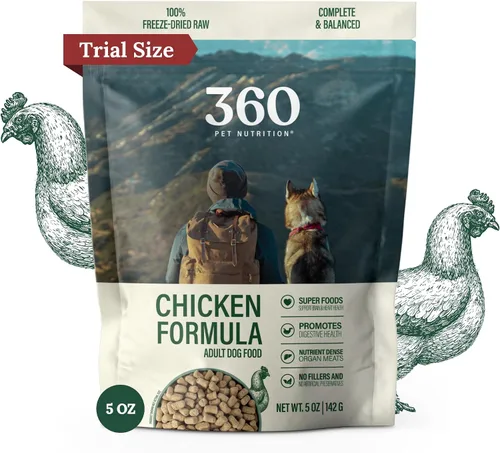 Vista 20 de 360 Pet Nutrition Alimento crudo liofilizado para perros – Receta de carne de res con hígado y órganos, alta proteína con omega-3, frutas, verduras