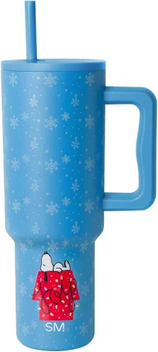 Vista 15 de Simple Modern Disney - Vaso de 40 onzas con asa y tapa con pajilla, botella de agua reutilizable aislada de acero inoxidable de viaje, regalos