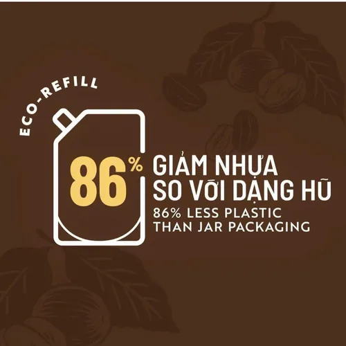 Vista 8 de Cocoon Original Vietnam Dak Lak Coffee Body Scrub 20.3 fl oz / 20.3 fl oz – Esmalte corporal exfoliante con posos de café, manteca de cacao y Body