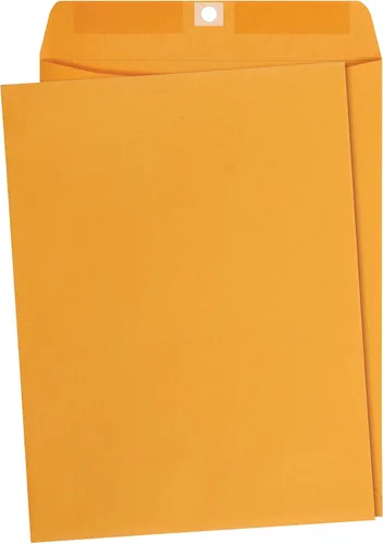 Vista 7 de Amazon Basics Sobres de papel kraft con cierre para documentos, correo engomado, 10 x 13 pulgadas, paquete de 200 unidades Marrón
