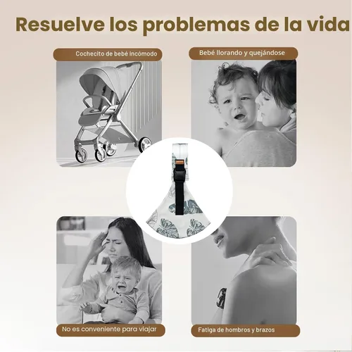Vista 6 de Portador de Cabestrillo para Bebé, Portador para Niños Pequeños, Nuevo Portador de Cabestrillo para Bebé 2025, Cabestrillo Portátil y Ligero