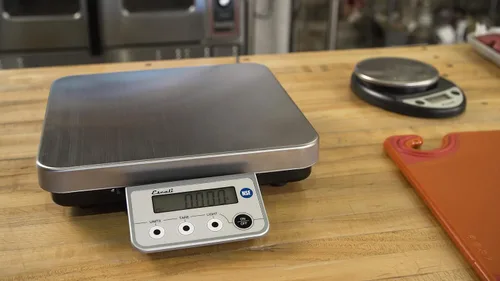 Vista 5 de San Jamar SCDGPC13 - Báscula digital de alimentos y cocina con control de porciones grandes, capacidad de 13 lb