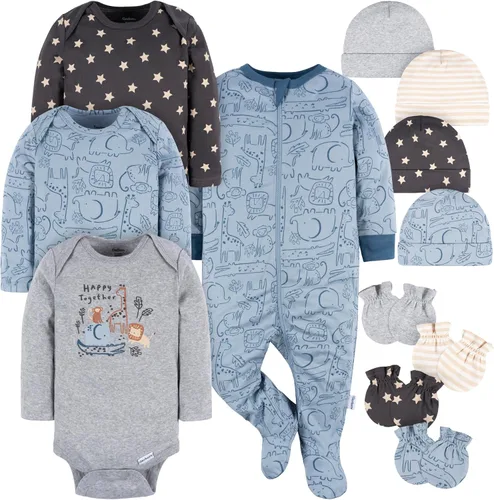 Vista 12 de Gerber Juego de regalo de canastilla de 12 piezas para bebés y niñas