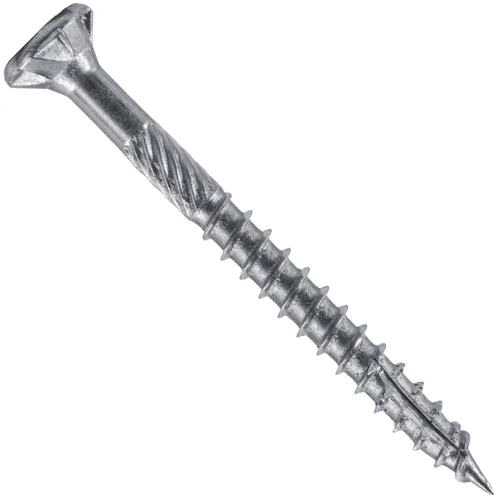 Vista 45 de 8 x 1 revestimiento exterior recubierto de bronce, tornillo de madera multiusos compatible con ACQ, cabeza plana Torx/Star Drive de 1 libra, 288