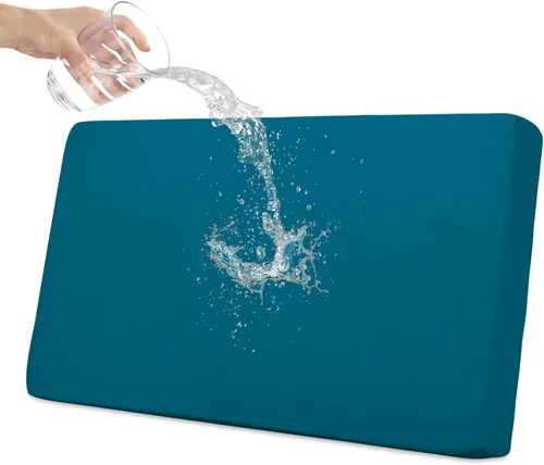 Vista 93 de Easy-Going Funda de cojín 100% impermeable para asiento de sofá, funda de cojín elástica de muebles, para niños, mascotas, cojín de sofá biplaza