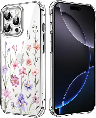 Vista 88 de Funda transparente de girasol compatible con iPhone SE 2022 SE 2020 7 8, funda trasera floral para niñas y mujeres, funda protectora transparente