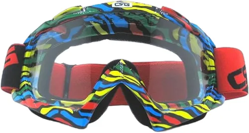 Vista 10 de CRG Sports - Gafas de protección para motocicleta, ATV, Dirt Bike, todo terreno, carreras de motocross para hombres, mujeres, adultos
