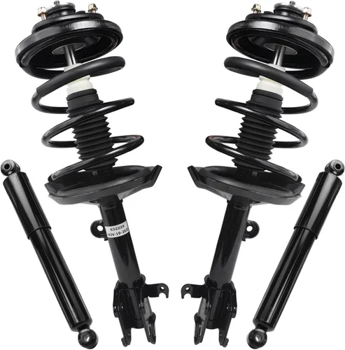 Vista 87 de Detroit Axle - Kit de amortiguadores de 4 puntales para Ford Escape 14-19, 2 puntales delanteros con resorte helicoidal 2 amortiguadores traseros