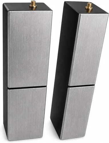 Vista 5 de JM Steel - Bisagra rectangular cuadrada de 5 pulgadas para soldadura, barril de rodamiento de bolas de acero (par), capacidad de peso de 1500