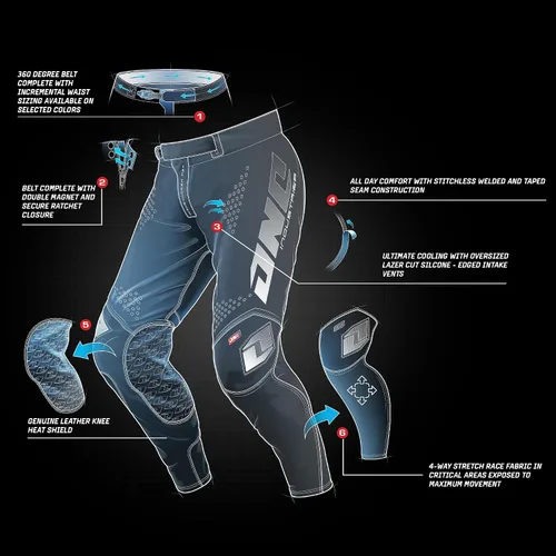 Vista 5 de ONE Industries Mens X-197 MX Pants