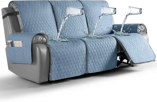 Vista 22 de TAOCOCO Funda reclinable 100% impermeable, antideslizante, lavable, con correas elásticas para las piernas, protector de muebles para perros