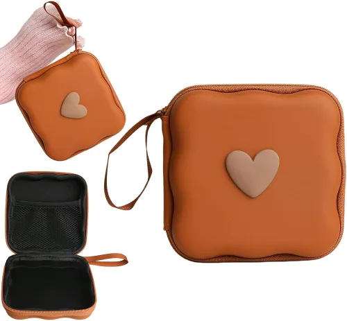 Vista 19 de Funda de almacenamiento para cargador, diseño de ondas, protector de cargador de viaje, organizador de cables para auriculares, caja