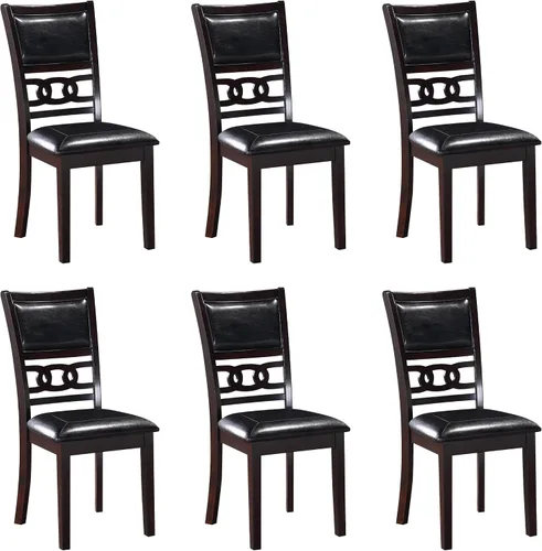 Vista 16 de New Classic Furniture Sillas de comedor Gia, juego de 2, color marrón