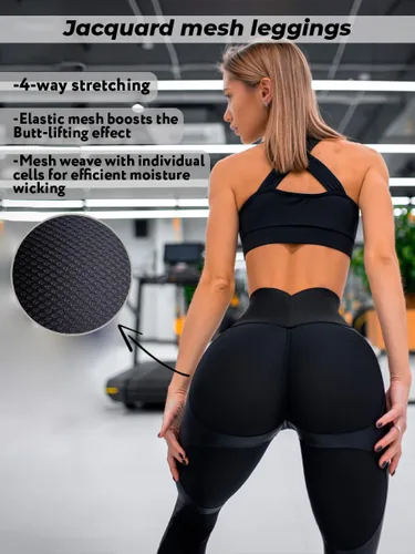 Vista 7 de Bona Fide Leggings de cintura alta con control de abdomen para mujer, leggings de entrenamiento para moldear el cuerpo, cintura alta, leggings