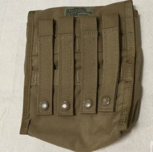 Vista 2 de Marine Corps Saw Bolsa de munición por Hoffmann Fabricating Military Pouch Tan
