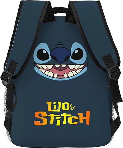Vista 4 de NBTZ ZX Mochila para niños y niñas, mochila de anime, linda mochila escolar para niños con correas ajustables para el hombro y mochila duradera