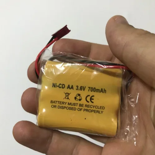 Vista 4 de Paquete de 10 BGN800-3DWP-41REC LPX70RWH NNYXSB NIC0553 ANIC0553 41B020AD13301 BNP3700B 3.6v 700mah Ni-Cd Reemplazo de batería BNP3700B S/L 026-148
